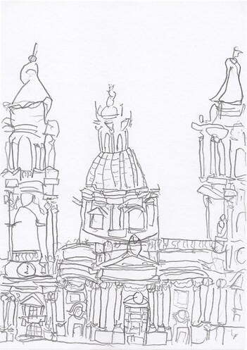 282 &ndash; Francesco Borromini, Carlo RainaldiSta. Agnese1653  &ndash; Römische Kirche des Hochbarock Piazza Navona, Rom